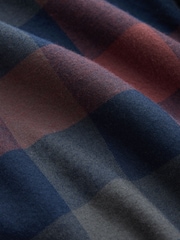Red/Navy Buffalo - Ternet Langærmet Skjorte - Billede 8 af 9