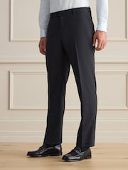 V barvi oglja - Signature 100% Wool Tailored Fit Suit Trousers - Slika 1 iz 4