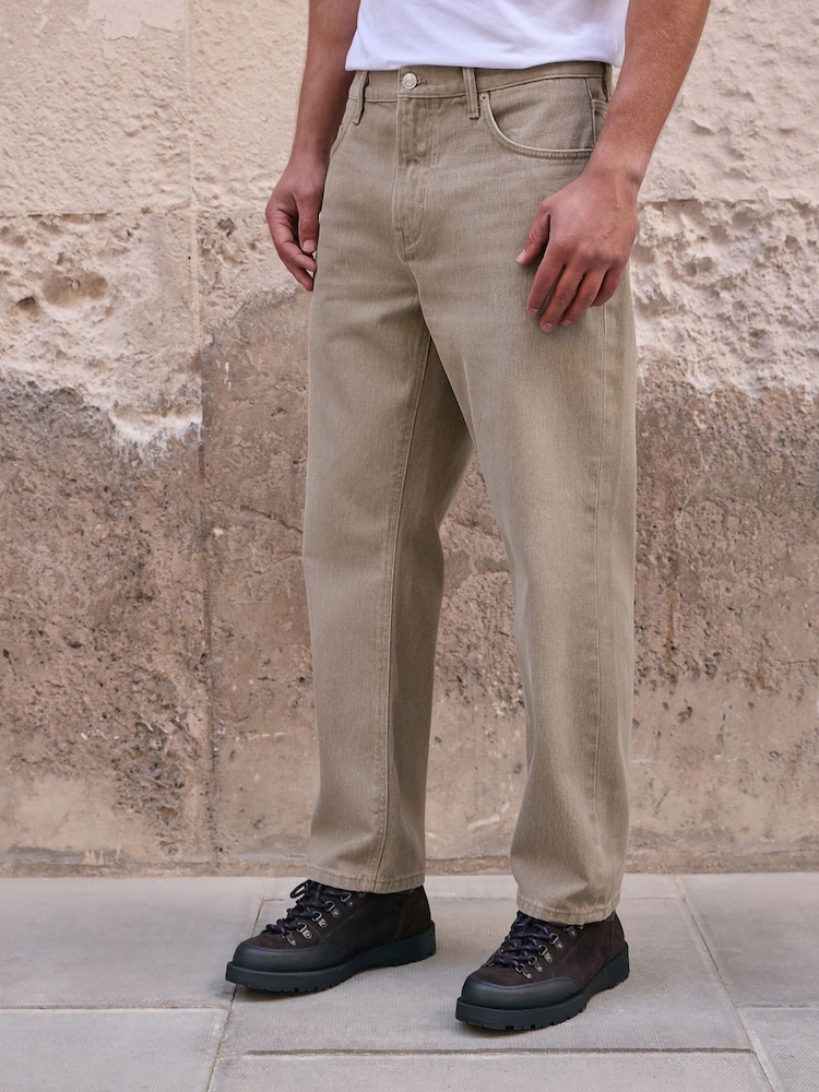 Sand Straight Fit Vintage Jeans - Image 2 of 9