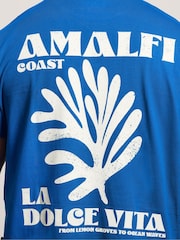BadRhino Big & Tall Blue Amalfi Coast T-Shirt - Image 4 of 5