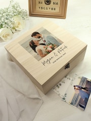 Personalised Photo Upload Keepsake Box by PMC - Image 1 of 4