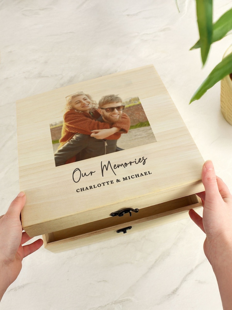Personalised Photo Upload Keepsake Box by PMC - Image 4 of 4