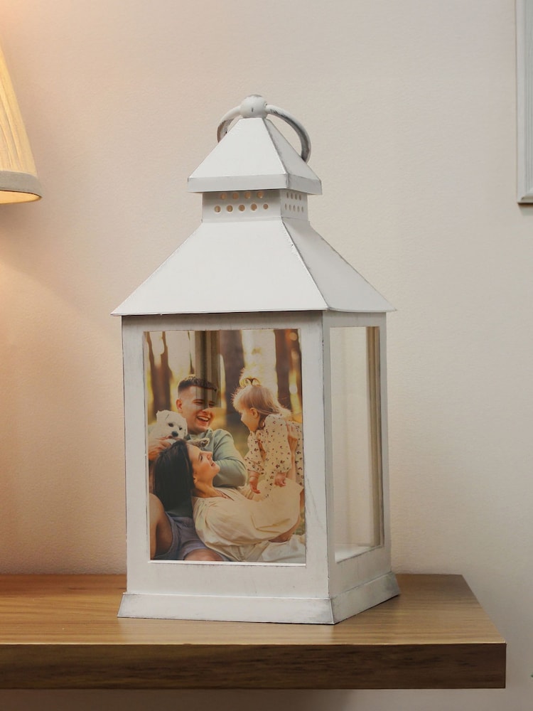 Personalised Photo Upload LED Lantern by PMC - Image 3 of 3