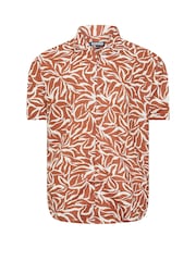 BadRhino Big & Tall Orange Leaf Shirt - Image 5 of 6