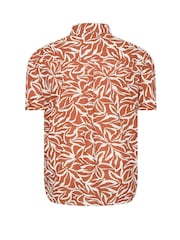 BadRhino Big & Tall Orange Leaf Shirt - Image 6 of 6