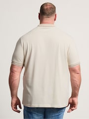 BadRhino Big & Tall Natural Waffle Texture Polo Shirt - Image 2 of 4
