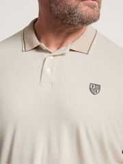 BadRhino Big & Tall Natural Waffle Texture Polo Shirt - Image 4 of 4