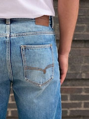 Mid Blue Straight Fit Jeans - Image 5 of 11