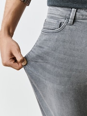 Dark Grey Slim Fit Comfort Stretch Jeans - Image 4 of 5