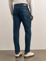 Dark Blue Slim Fit Comfort Stretch Jeans - Image 3 of 10