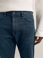 Dark Blue Slim Fit Comfort Stretch Jeans - Image 4 of 10