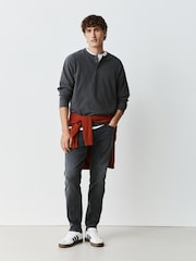 Smokey Grey Slim Fit Motion Flex Jeans - Image 1 of 6
