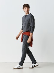 Smokey Grey Slim Fit Motion Flex Jeans - Image 2 of 6
