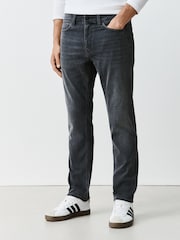 Smokey Grey Slim Fit Motion Flex Jeans - Image 3 of 6