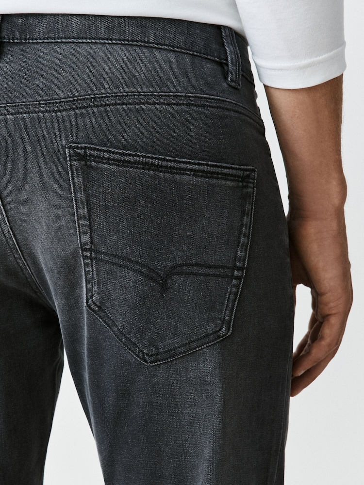 Smokey Grey Slim Fit Motion Flex Jeans - Image 6 of 6 Smokey Grey Slim Fit Motion Flex Jeans - Image 6 of 6