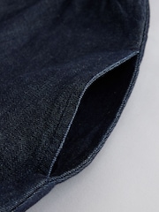 Rinse Wash Short Sleeve Jersey Mix Denim Dress - Image 7 of 7