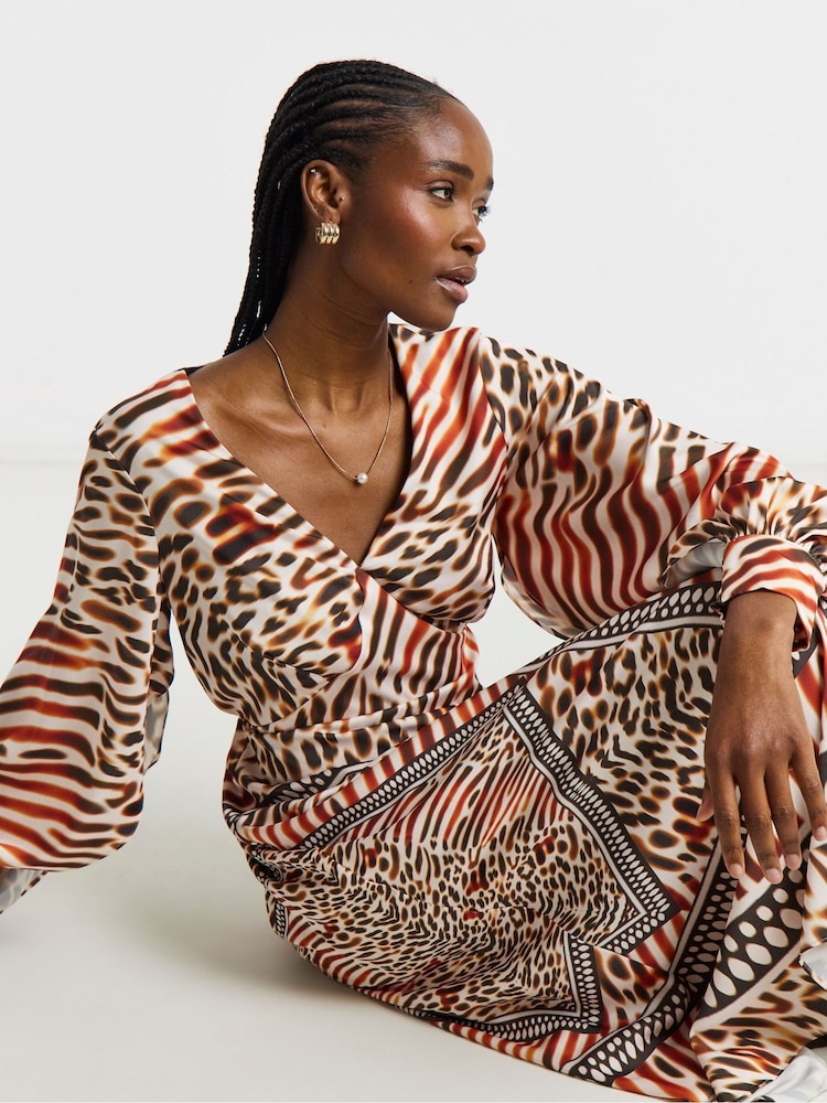 Joanna Hope Long Sleeve Tea Dress - Bild 4 von 4