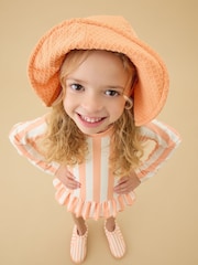 MORI Orange Floppy Sun Safe Swim Hat - Image 2 of 4