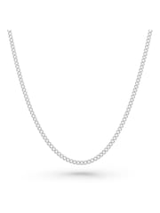 Beaverbrooks Silver Tone Curb Chain and Bracelet Set - Image 4 of 7