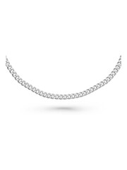 Beaverbrooks Silver Tone Curb Chain and Bracelet Set - Image 5 of 7