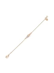 AllSaints Gold Tone Laio Pavé Spike Link Bracelet - Image 3 of 5