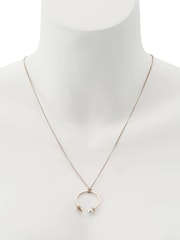AllSaints Gold Tone Hazel Spike Pendant Necklace - Image 5 of 5