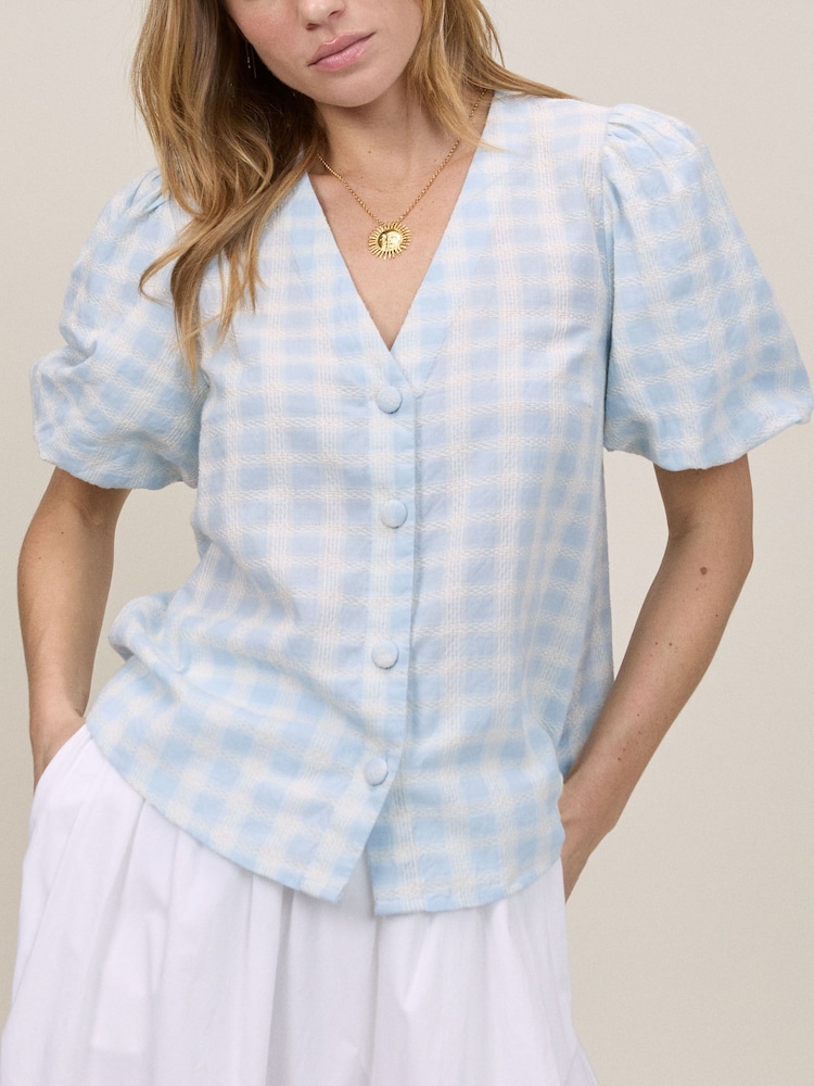 Nobodys Child Blue Brooke Top - Image 1 of 5