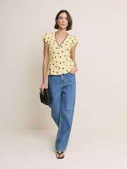 Nobodys Child Yellow Minnie Tea Top - Image 4 of 5