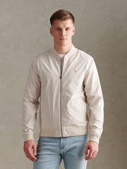 U.S. Polo Assn Natural Jersey Lined Smart Bomber Jacket - Image 1 of 10