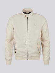 U.S. Polo Assn Natural Linen Blend Harrington Jacket - Image 7 of 10