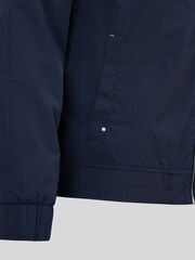 U.S. Polo Assn Blue Zip Through Bomber Jacket - Image 10 of 12