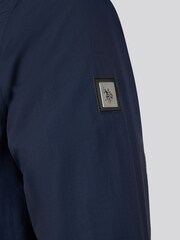 U.S. Polo Assn Blue Zip Through Bomber Jacket - Image 11 of 12