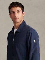 U.S. Polo Assn Blue Zip Through Bomber Jacket - Image 2 of 12