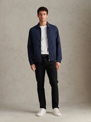 U.S. Polo Assn Blue Zip Through Bomber Jacket - Image 3 of 12