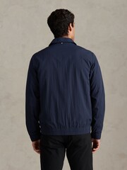 U.S. Polo Assn Blue Zip Through Bomber Jacket - Image 4 of 12