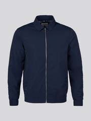 U.S. Polo Assn Blue Zip Through Bomber Jacket - Image 7 of 12