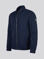 U.S. Polo Assn Blue Zip Through Bomber Jacket - Image 8 of 12
