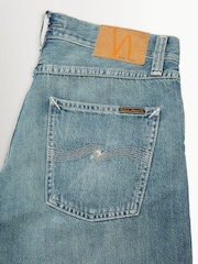 Nudie Jeans Drift Wood Seth Denim Regular Fit Shorts - Image 10 of 11