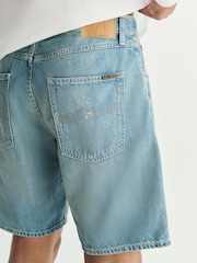 Nudie Jeans Drift Wood Seth Denim Regular Fit Shorts - Image 3 of 11