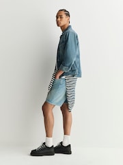 Nudie Jeans Drift Wood Seth Denim Regular Fit Shorts - Image 4 of 11