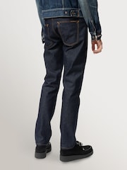 Nudie Jeans Dry Abyss Solid Ollie Slim Tapered Fit Jeans - Image 2 of 6