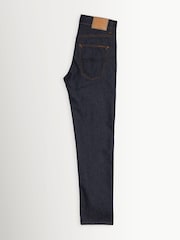 Nudie Jeans Dry Abyss Solid Ollie Slim Tapered Fit Jeans - Image 4 of 6