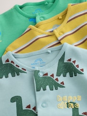 Green Dinosaur Baby Sleepsuits 3 Pack (0mths-2yrs) - Image 12 of 15