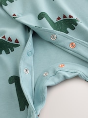 Green Dinosaur Baby Sleepsuits 3 Pack (0mths-2yrs) - Image 13 of 15