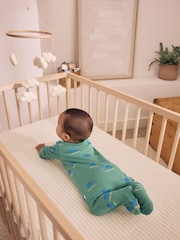 Green Dinosaur Baby Sleepsuits 3 Pack (0mths-2yrs) - Image 6 of 15