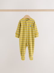 Green Dinosaur Baby Sleepsuits 3 Pack (0mths-2yrs) - Image 8 of 15