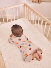 Navy/Yellow Space Two Way Zip Sleepsuits 4 Pack (0mths-3yrs) - Image 5 of 14