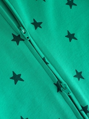 Blue/Green Two Way Zip Baby Sleepsuits 5 Pack (0-2yrs) - Image 11 of 12