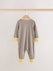 Multi Stripe Sleepsuits 3 Pack (0mths-3yrs) - Image 10 of 13
