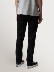 Nudie Jeans Dry Everblack Eddie Regular Tapered Fit Jeans - Image 2 of 5